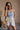 Julia Blue Waffle Knit Henley Tank- front full view
