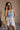 Julia Blue Waffle Knit Henley Tank- front full view