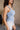Julia Blue Waffle Knit Henley Tank- side view