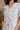Allison Blue & Ivory Linen Seashell Top- top view