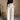 Luna Natural & Black Belt Wide Leg Pants- front full view