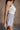 Daniela White & Blue Stripe Sleeveless Romper- side view
