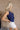 Blair Navy Blue Knit Scallop Tank- side view