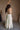Samara Cream & Light Green Palm Leaf Maxi Dress- full body back view