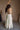 Samara Cream & Light Green Palm Leaf Maxi Dress- full body back view