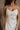 Samara Cream & Light Green Palm Leaf Maxi Dress- close up top view
