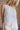 Paige Light Blue & Cream Crochet Floral Tank- close up front view