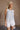 Paige Light Blue & Cream Crochet Floral Tank- front view