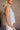 Paige Light Blue & Cream Crochet Floral Tank- close up side view