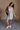Charlee Heather Grey Sleeveless Romper- full body view