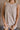 Willa Taupe Linen Frayed Tank- close up top view