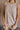 Willa Taupe Linen Frayed Tank- close up top view