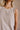 Willa Taupe Linen Frayed Tank- close up front side view