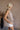 Willa Taupe Linen Frayed Tank- side view
