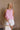 Raya Pink Bubble Sleeveless Tank- front view