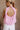 Raya Pink Bubble Sleeveless Tank- back view
