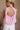 Raya Pink Bubble Sleeveless Tank- back view