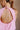 Raya Pink Bubble Sleeveless Tank- close up top back view