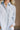 Danica Light Blue Tie-Back Top - buttoned up - close front view