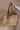 Demi Natural Straw & Cognac Shoulder Purse - front view