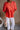 Celeste Coral Pleated Short Sleeve Top - lower body front view