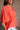 Celeste Coral Pleated Short Sleeve Top - close side view