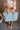 Summer Aqua & Orange Tote Bag - back view