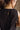 Nylah Black & White Stitch Floral Scallop Tank- close up top back view