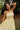 Reese Yellow & Taupe Smocked Midi Dress- close up front view