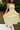 Reese Yellow & Taupe Smocked Midi Dress- frontal right side view
