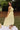 Reese Yellow & Taupe Smocked Midi Dress- full body side view