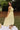 Reese Yellow & Taupe Smocked Midi Dress- full body side view