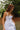 Genevieve Light Blue Corset Midi Dress -close side view