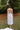 Genevieve Light Blue Corset Midi Dress - full body back view
