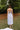 Genevieve Light Blue Corset Midi Dress - full body back view