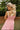 Daria Pink Floral Midi Dress - close back view