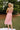 Daria Pink Floral Midi Dress - full body back view