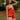 Ansley Red Braided Trim Tank Top - side view
