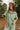 Kimmy Green & Off White Striped Top - front view - buttoned up