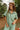 Kimmy Green & Off White Striped Top - front view - buttoned up