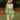 Ansley Green Braided Trim Shorts - front view