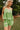 Ansley Green Braided Trim Shorts - close front view