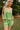 Ansley Green Braided Trim Shorts - close front view
