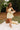 Kiarra Yellow Floral Pleated Mini Dress - full body front view