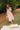 Carmella White Cherry Print Midi Dress - full body view