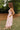 Carmella White Cherry Print Midi Dress - full body side view