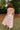 Carmella White Cherry Print Midi Dress - full body back view