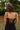 Genevieve Black Corset Midi Dress - upper body back view