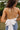 Madeline White Eyelet Ruffle Tank Top - back view