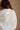 Hazel White Linen Button-Up Long Sleeve Top- top back view